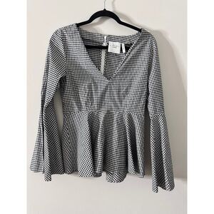 L’Academie flare sleeve top